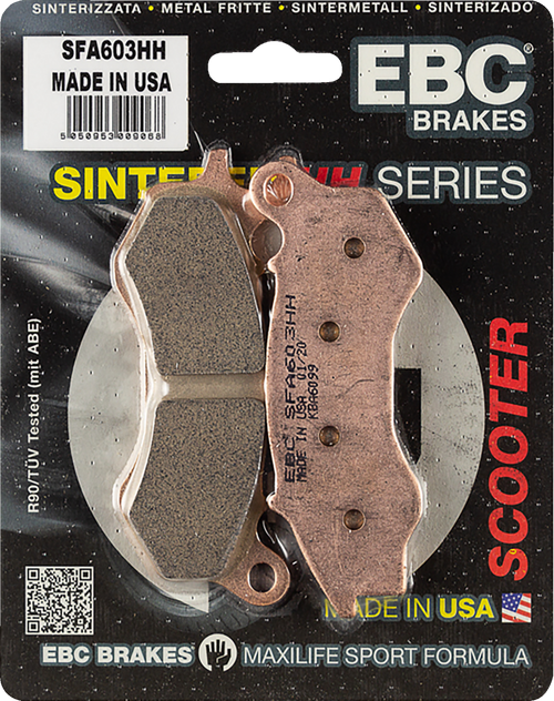 Scooter "SFA" Double-H Sintered Brake Pads 17212103 Scooter "SFA" Double-H Sintered Brake Pads 17212103