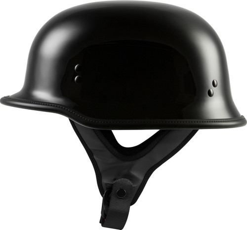 9MM GERMAN BEANIE HELMET GLOSS BLACK 5X-77-10005X