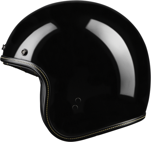 .38 RETRO HELMET GLOSS BLACK XL-77-1200X