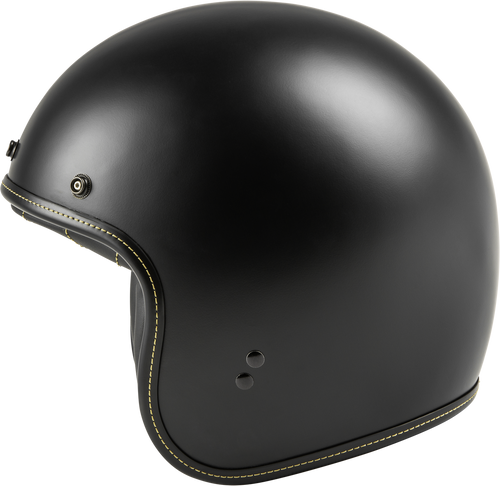 .38 RETRO HELMET MATTE BLACK XS-77-1201XS