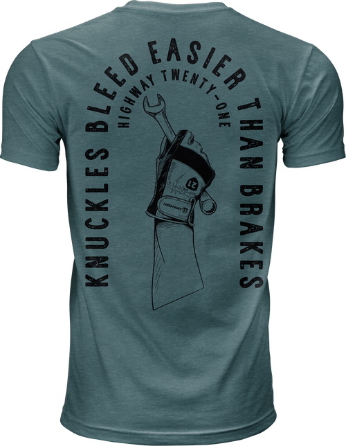 KNUCKLES TEE INDIGO 4X-489-20044X