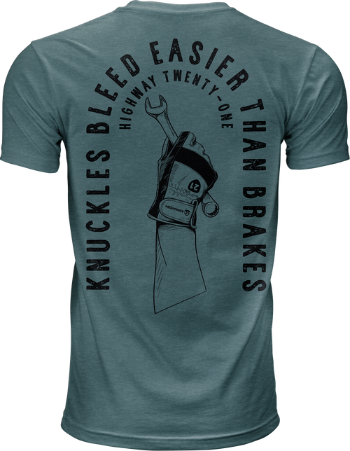 KNUCKLES TEE INDIGO LG-489-2004L