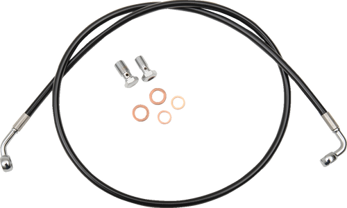 Black Braided Brake Line Kit 17415743