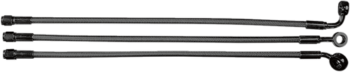 Designer Series Braided Non-ABS Front Brake Line Kit 17411685
