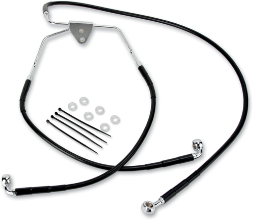 Extended Length Black Vinyl Brake Line Kit 17412513