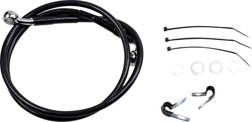 Extended Length Black Vinyl Brake Line Kit 17412557