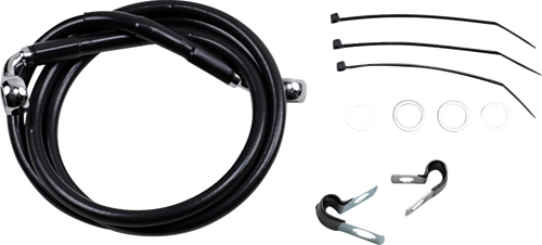 Extended Length Black Vinyl Brake Line Kit 17412559