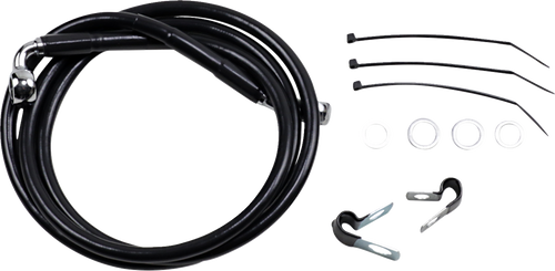 Extended Length Black Vinyl Brake Line Kit 17412561