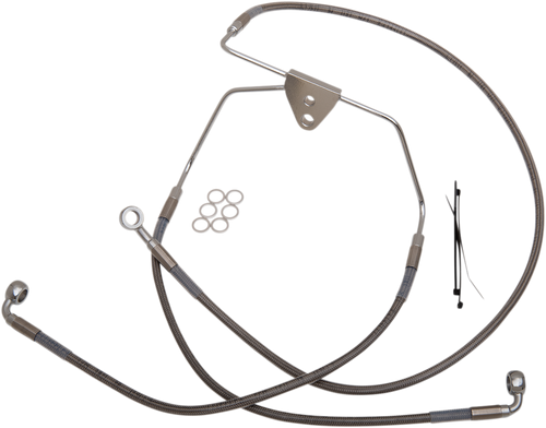 Extended Length Stainless Steel Brake Line Kit 17412628