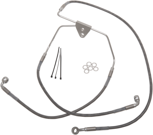 Extended Length Stainless Steel Brake Line Kit 17412626