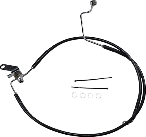 Extended Length Black Vinyl Brake Line Kit 17412956