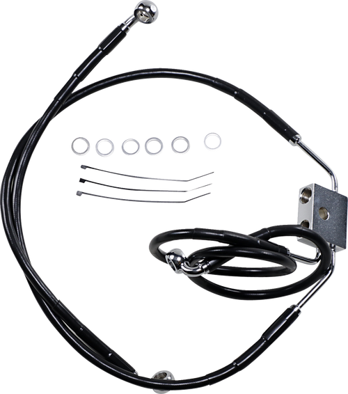 Extended Length Black Vinyl Brake Line Kit 17413828
