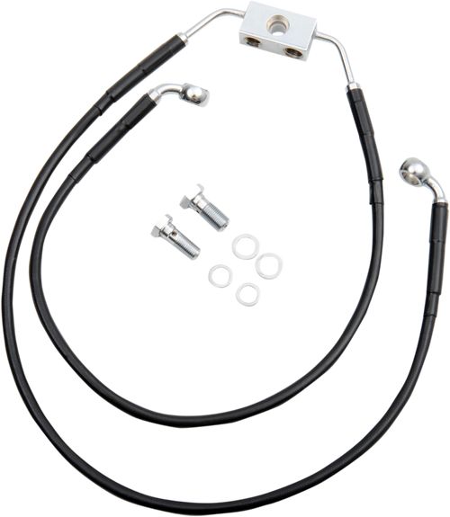 Extended Length Black Vinyl Brake Line Kit 17413842