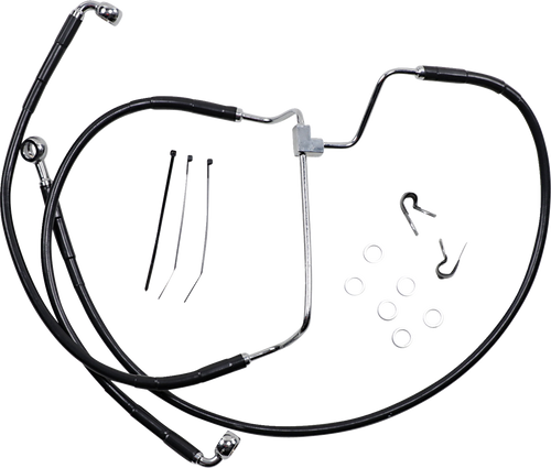 Extended Length Black Vinyl Brake Line Kit 17413976