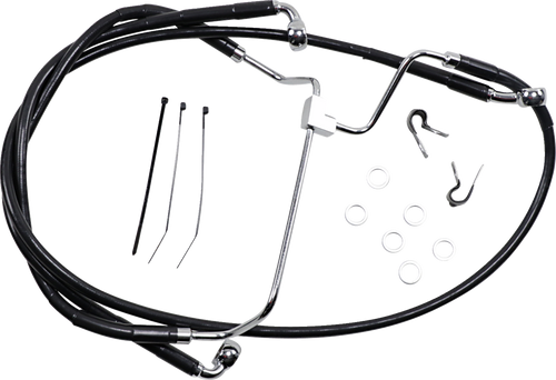 Extended Length Black Vinyl Brake Line Kit 17413984