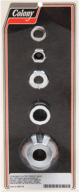 Axle Spacer/Nut Kit 24010110