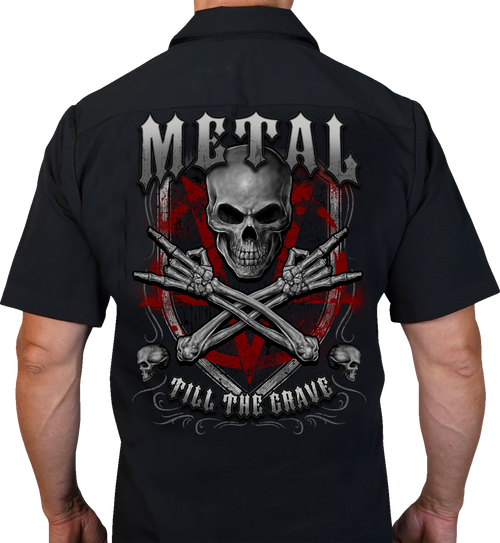 Metal Till the Grave Shop Shirt 30403336 Metal Till the Grave Shop Shirt 30403336