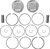 Piston Kit 09105928