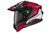 XT9000 CARBON FULL-FACE HELMET TRAILHEAD DARK RED SM-75-2368S