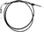 Black Vinyl Throttle Cable 06500897