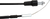 Black Vinyl Throttle Cable 06501046