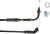 Black Vinyl Throttle Cable 06501144