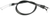 Black Vinyl Throttle Cable 06501215