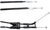 Black Vinyl Throttle Cable 06501256