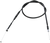 Black Vinyl Throttle Cable 06501302