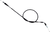 Black Vinyl Throttle Cable 06501566