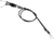 Black Vinyl Throttle Cable 06501718
