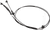 Black Vinyl Throttle Cable 06501754