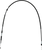 Black Vinyl Throttle Cable 06502083