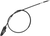 Black Vinyl Clutch Cable 06520384