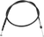Black Vinyl Clutch Cable 06520636