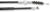 Black Vinyl Clutch Cable 06521676