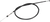 Black Vinyl Clutch Cable 06521683