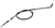 Black Vinyl Clutch Cable 06521942