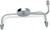 Chrome Steel Front Brake Tee with Fittings for Dual-Disc Applications 17420049