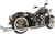 True Duals Exhaust System with Fishtail Mufflers — without Baffles 18002333