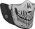 MODI-FACE DETACHABLE MASK NEOPRENE GREY SKULL-26-4059