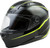 FF-88 FULL-FACE PRECEPT HELMET BLACK/HI-VIS YELLOW XS-72-4794XS