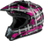 GM-11 DUAL-SPORT PINK RIBBON RIDERS HELMET BLACK/PINK SM-72-7049S