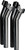 CHUBBY 9.5" PULLBACK RISERS CHROME-830-0630C