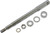 CHROME FRONT AXLE KIT XL 88-99 FXD 91-99  FXR 87-94-820-51355
