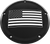 6   M8 SOFTAIL DERBY COVER AMERICAN FLAG BLACK-563-05040
