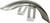 RIBBED FENDER CHROME BRACKET-820-52110