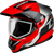 GM-11 RONIN HELMET BLACK/RED MD-72-7261M