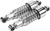 SHORT SHOCKS CHROME 10.5" XL 91-20-890-01100