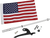 Flag Pole For Can-Am RT with US Flag 05212002